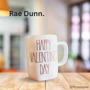 Collectible Rae Dunn 'HAPPY VALENTINES DAY' Coffee Mug *Limited Edition